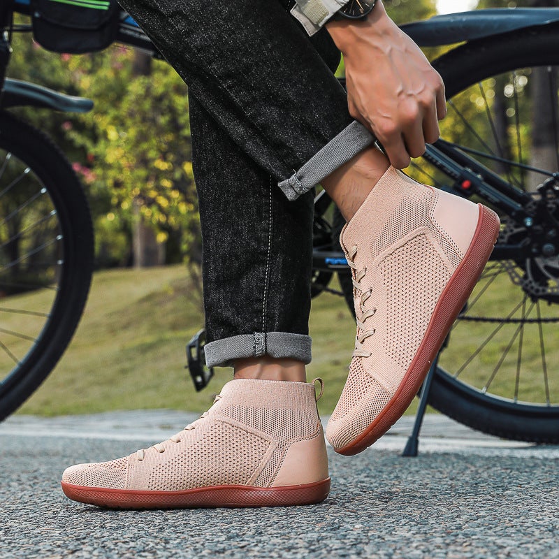 New High-Top Hiking Wide Shoes Breathable Non-Slip Wide-Head Barefoot Casual Shoes Fitness Shoes Yoga Shoes - Image 5